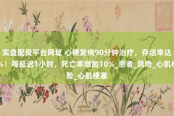实盘配资平台网址 心梗发病90分钟治疗，存活率达90%！每延迟1小时，死亡率增加10%_患者_风险_心肌梗塞