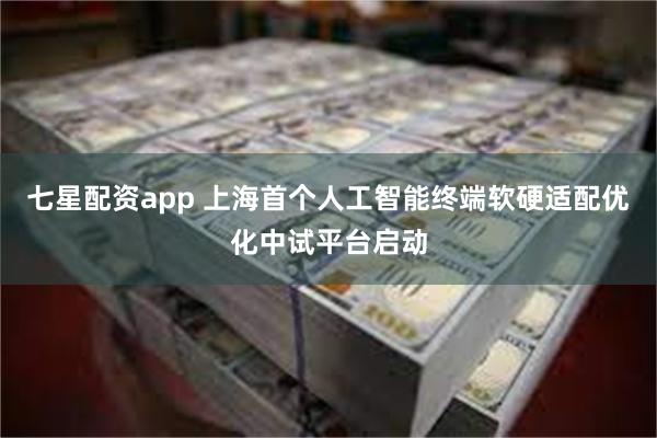七星配资app 上海首个人工智能终端软硬适配优化中试平台启动