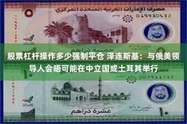 股票杠杆操作多少强制平仓 泽连斯基：与俄美领导人会晤可能在中立国或土耳其举行