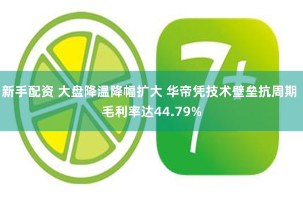 新手配资 大盘降温降幅扩大 华帝凭技术壁垒抗周期 毛利率达44.79%